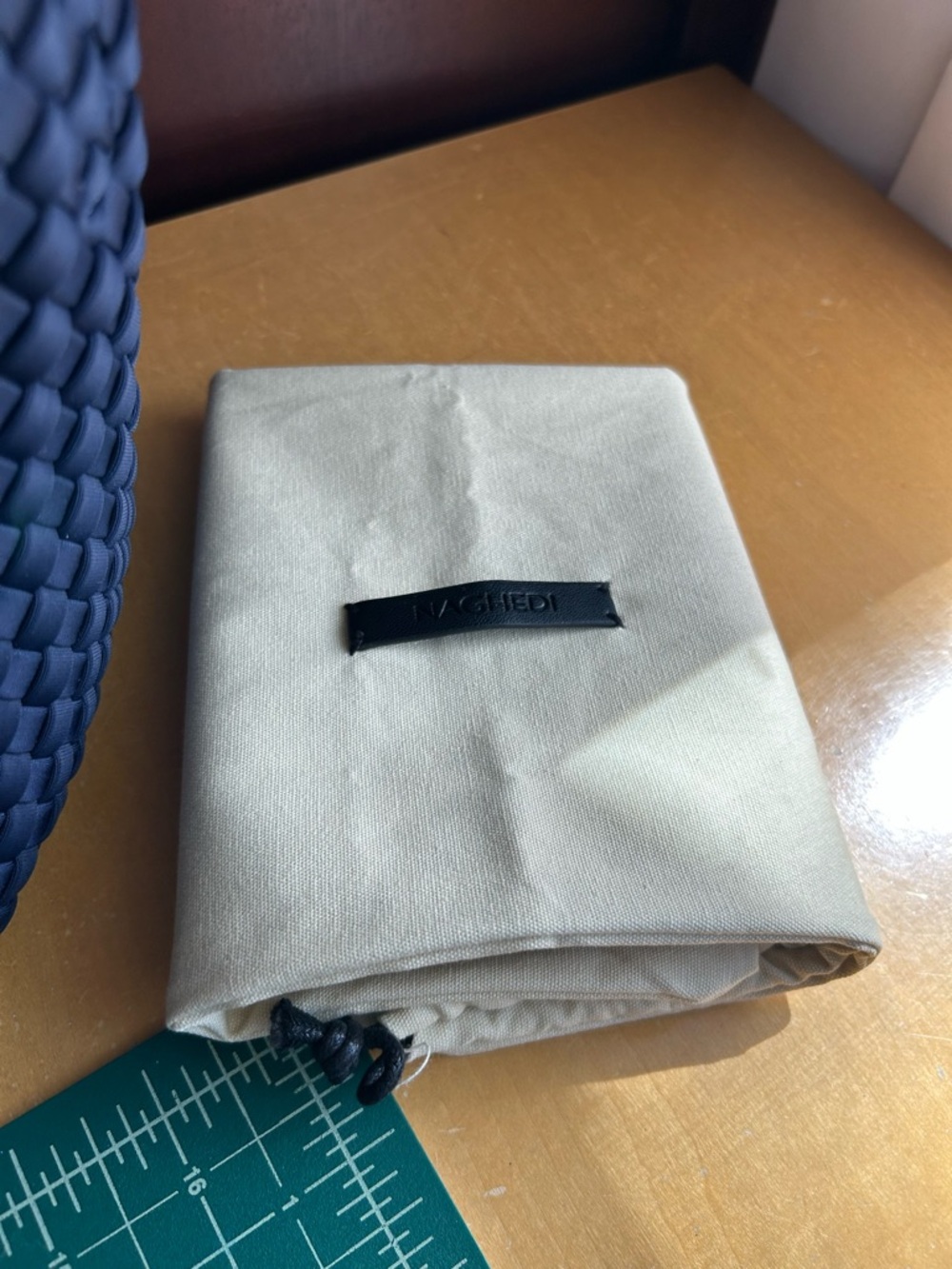 Neghedi St Barths Small Tote in Ink Blue - Picture 4 of 14